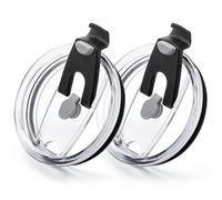 Soledea 30oz Replacement Lids for Yeti Tumblers, 2 Pack Spill Proof Lids Compatible with YETI 30oz Tumbler, D·S, BJPKPK, WETOWETO, ALBOR, Toopify, MEZMUT