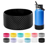 Soledea Silicone Sleeve Boot for 32oz 40oz Hydro Flask, Wide Mouth Water Bottle Boot Bottom Base for Simple Modern, Iron Flask,Owala,Frost Buddy Sports Buddy,TAL,RTIC and with Bottom Width of 3.56in