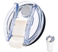 Soledea Tumbler Lids for Yeti, Replacement Lids for Yeti 20 oz Tumbler with Lock and Straw Hole for 10mm Straw