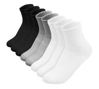Soleeya 8 Pairs White Socks Womens 4-7,Soft 80% Cotton Ladies Trainer Socks | Breathable Thin Quarter Sports Socks, Mini Crew Socks Mens Womens Multipack for Running Walking Gym Cycling Walking Casual