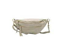Soleil Chic - Chic Leather Belt Bag for Women Italian Chest Bag in Calfskin Leather, Nubuck Beige, One Size, Modern