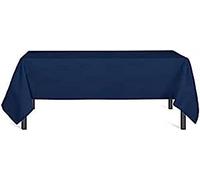 Soleil d 'Ocre Alix Tablecloth Rectangular Anti-Stain 140 x 240 cm Polyester, polyester, marine, 140x240 cm