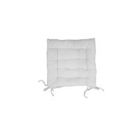 Soleil d 'Ocre Panama 005551 Chair Cover 40 x 40 cm Cotton, Cotton, white, 40x40x5 cm