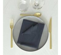 Soleil d'ocre, 3 Napkins 45 x 45 cm Midnight Blue