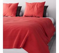 Soleil d'ocre Adele Polycotton Sofa Throw 220 x 240 cm Red