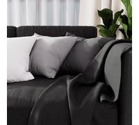 Soleil d'ocre Adele Throw Blanket 140 x 200 cm Polycotton Grey