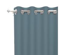 Soleil d'ocre Alix Curtain 140 x 180 cm Blue