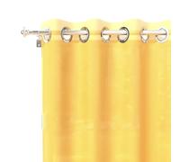 Soleil d'ocre, Alix Net Curtain with Eyelets 135 x 250 cm Radiant Yellow