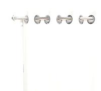 Soleil d'Ocre Alix plain white eyelet curtain 135x180 cm