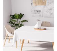 Soleil d'ocre Alix Rectangular Stain-Resistant Tablecloth 160 x 270 cm White by Soleil d'Ochre, Polyester