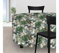 Soleil d'ocre Amazonas Nappe, Polyester, Multi-Colour, Diameter 180 cm