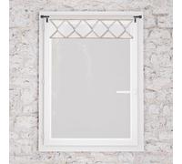 Soleil d'ocre, Aude Pure Cotton Half Curtain 60 x 90 cm