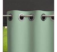 Soleil d'ocre Blackout Curtain with Eyelets 135 x 250 cm Bohemian Green