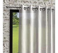 Soleil d'ocre Bohem Sail with Eyelets Effect 135 x 250 cm White