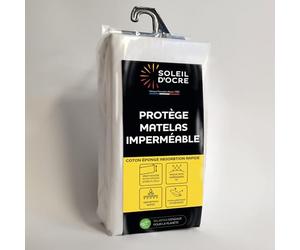 Soleil d'ocre Bouclette Mattress Protector, Mattress Protector, White, 90 x 190 cm