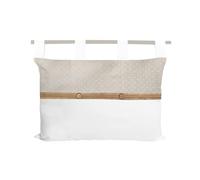 Soleil d'ocre Candice Headboard, Cotton, Ecru, 45 x 70 cm
