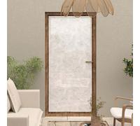 Soleil d'ocre, Celia Khaki Window Door Curtain 90 x 200 cm