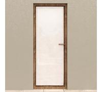 Soleil d'ocre, Celia White Door Window Curtain 70 x 200 cm
