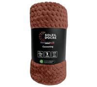 Soleil d'ocre Cocooning Blanket 180 x 220 cm Brick Red