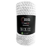 Soleil d'ocre, Cocooning Blanket 180 x 220 cm Ecru