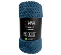 Soleil d'ocre Cocooning Blanket 180 x 220 cm Teal