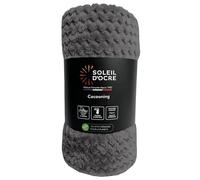 Soleil d'ocre, Cocooning Blanket 220 x 240 cm Grey