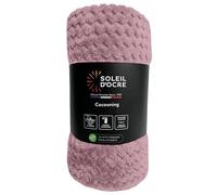 Soleil d'ocre, Cocooning Blanket 220 x 240 cm Old Pink