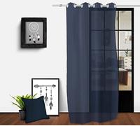 Soleil D'Ocre Sheer curtains SPIRIT in Blue 135x250 cm