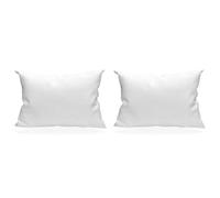 Soleil d'ocre Cotton Pillowcase, White, 50 x 70 cm (Pack of 2)
