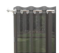 Soleil d'Ocre Curtain With Metal Eyelets Black
