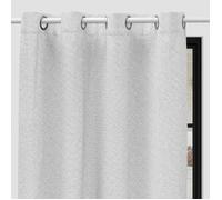 Soleil d'ocre Eclipse Blackout Curtain, Polyester, White, 140 x 250 cm
