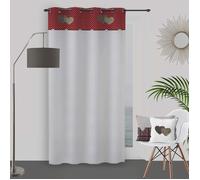 Soleil D'Ocre Curtains, blinds LOVE in Red 135x250 cm