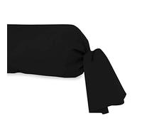 Soleil d'Ocre Cutting Bolster Cotton Black 45 x 135 cm