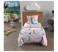 Soleil d'ocre, Duvet Cover Set 120 x 150 cm Sirens Pink, 100% Cotton, 57 Threads/cm2