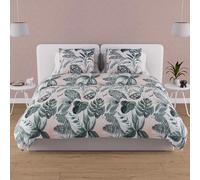 Soleil d'ocre, Duvet Cover Set in 57 Thread Count Cotton 240 x 220 cm Tropic Green