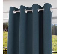 Soleil d'ocre Eclipse Rideau Blackout, Polyester, Blue, 140 x 250 cm
