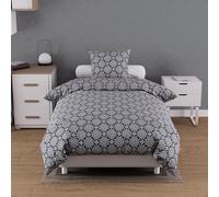 Soleil d'ocre, Esmeralda Duvet Cover Set Cotton 57 Thread Count 140 x 200 cm Navy