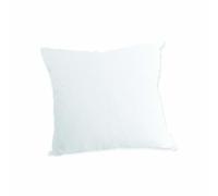Soleil d'ocre FANELA Cotton Protective Waterproof Pillow Case, White, 60 x 60 cm