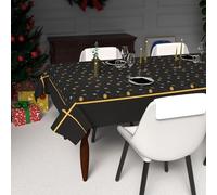 Soleil d'ocre, Festive Printed Stain-Resistant Tablecloth Rectangular 140 x 240 cm Flakes