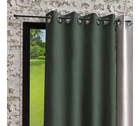 Soleil d'ocre Green Polyester Curtains & Curtains 140 x 250 cm
