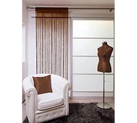 Soleil d'Ocre LAHORE String Curtain 60 x 90 cm Chocolate