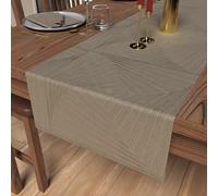 Soleil d'ocre, Luxury Champagne Table Runner 40 x 180 cm