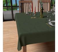 Soleil d'ocre Luxury Stain-Resistant Rectangular Tablecloth 150 x 250 cm Green
