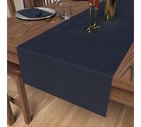 Soleil d'ocre, Luxury Table Runner 40 x 180 cm Midnight Blue