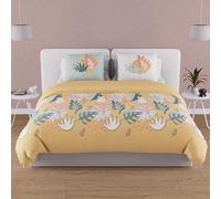 Soleil d'ocre, Mathis Duvet Cover Set, 57 Thread Count, 260 x 240 cm, Yellow