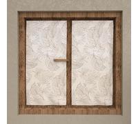 Soleil d'ocre, Net Curtain 45 x 90 cm Taupe