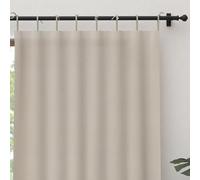 Soleil d'ocre, Panama Cotton Curtain with Ties 135 x 250 cm Linen