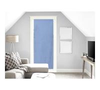 Soleil d'ocre Panama Cotton Door Window Curtain 70 x 200 cm Panama Cotton Blue