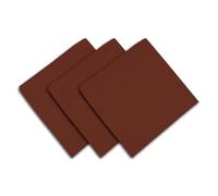 Soleil d'ocre, Panama Set of 3 Cotton Towels, Brick, 45 x 45 cm