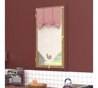 Soleil d'ocre, Paulette Half Curtain Cotton 45 x 90 cm